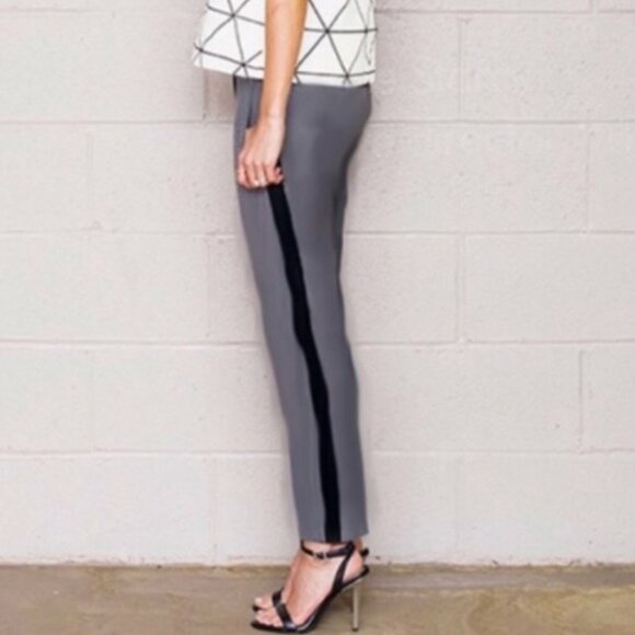 Banana Republic Pants - BANANA REPUBLIC Women's EUC Martin Fit Tuxedo Stripe Lined Trousers‎ | Size 2